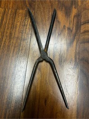Antique Vintage French Marcel Curling Iron Tongs